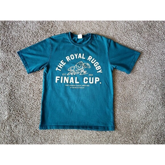 The Royal Rugby Final Cup T-Shirt Men's Small Green Short Sleeve - Picture 1 of 6